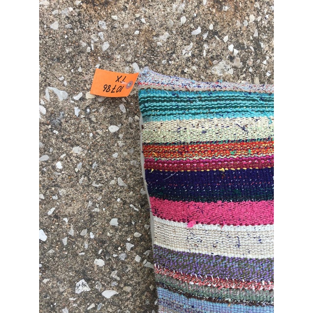 Vintage Naqshi Colorful Turkish Rug Dog Bed Floor Cushion Chairish