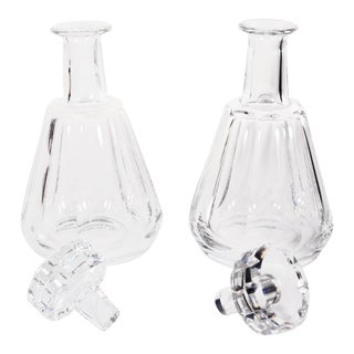 Cut Crystal Drinks Baccarat Decanters - a Pair For Sale