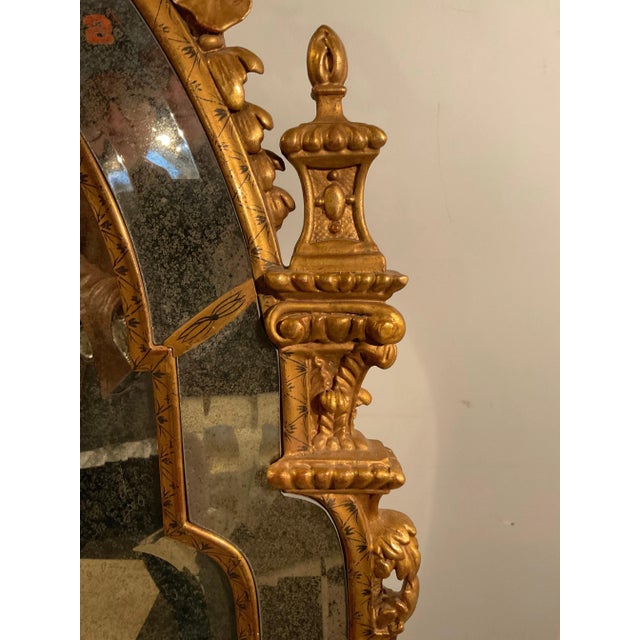 Queen Anne French Style Mirror By Mirror Fair For Sale - Image 4 of 12