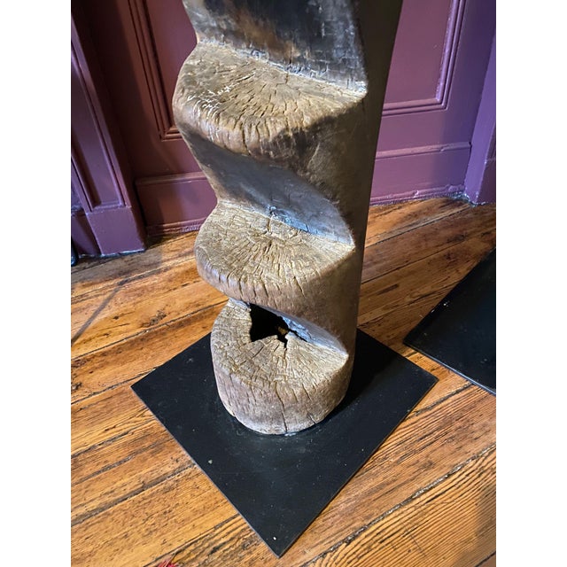 1930s Antique Dogon Ladders, 1900 For Sale - Image 5 of 6