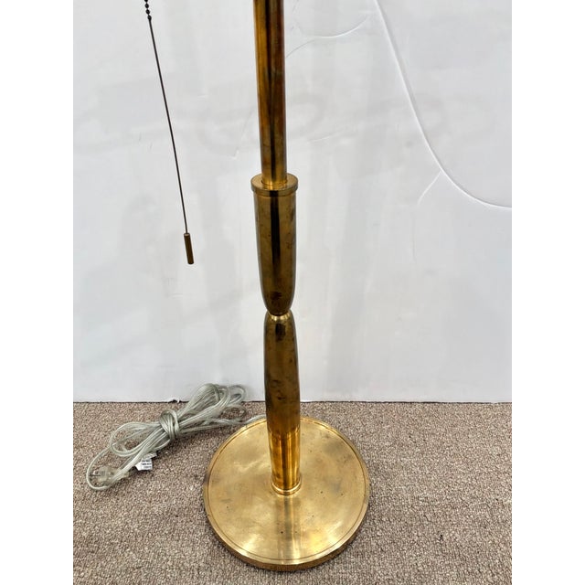 Barbara Barry Barbara Barry Aged Brass Lamp For Sale - Image 4 of 5