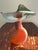 F. Silviy Signed Italian Art Glass Vase – Sculptural Pâte De Verre & Patinated Metal – Attributed to Murano, Venice Italy – 20th Century For Sale In Los Angeles - Image 6 of 9