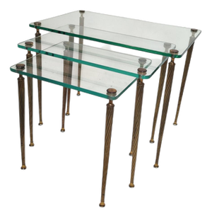 Nesting Tables from Maison Bagues, Set of 3