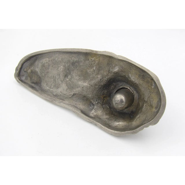 Vintage French Art Nouveau Inkstand in Pewter For Sale - Image 11 of 13