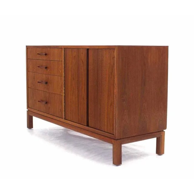 Mid-Century Modern Mid-Century Modern Oiled Walnut Sideboard For Sale - Image 3 of 7