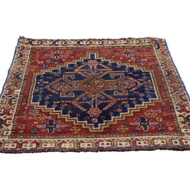 Tribal Late 19th Century Persian Shiraz Rug, 01'11 X 02'08 For Sale - Image 3 of 10