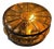 Vintage Amber Crackle Glass Ceiling Lamp by Nanny Still, 1970s For Sale