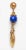 A lovely mix of finely tooled 22K gold with unusual, faceted lapis lazuli beads by Deborah Lockhart Phillips. 22K gold...