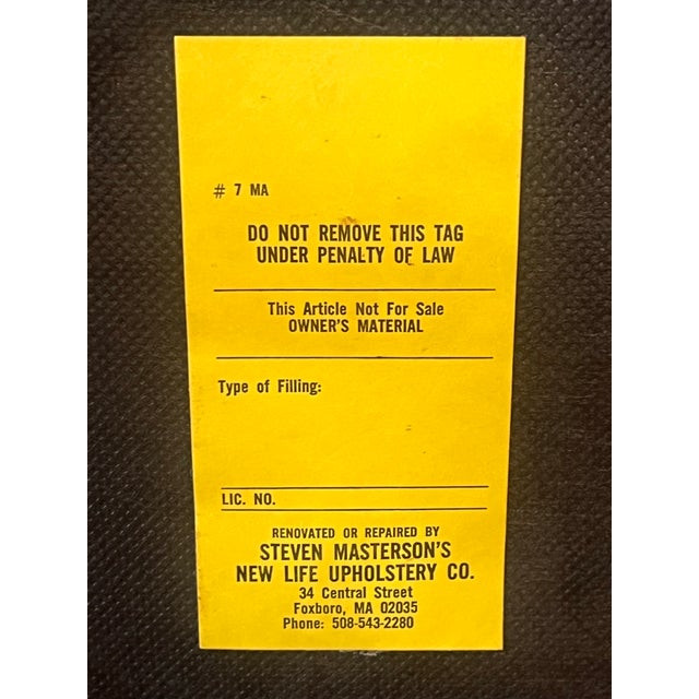 Georgian Carved Mahogany Upholstered Vanity Bench, Celadon Blue, Early 20th Century For Sale - Image 18 of 18