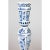 Blue Vintage Dutch Delft Floral Candlesticks - A Pair For Sale - Image 8 of 9