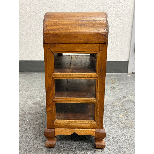Mid 20th Century Bohemian Display Counter Display Cabinet, Vintage For Sale - Image 5 of 12