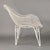 White Italian Garden Table and Chairs, 1950s, Set of 5 For Sale - Image 8 of 11