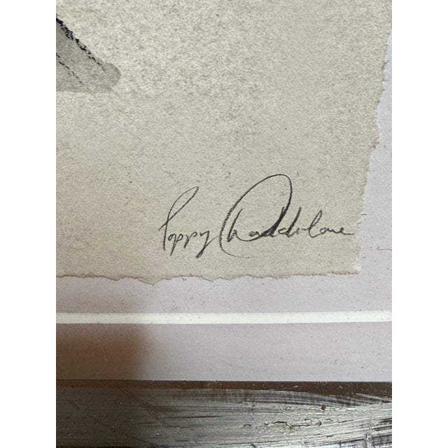 2010s Poppy Waddilove Matted Framed Art Print W/Certificate Authenticity For Sale - Image 5 of 5