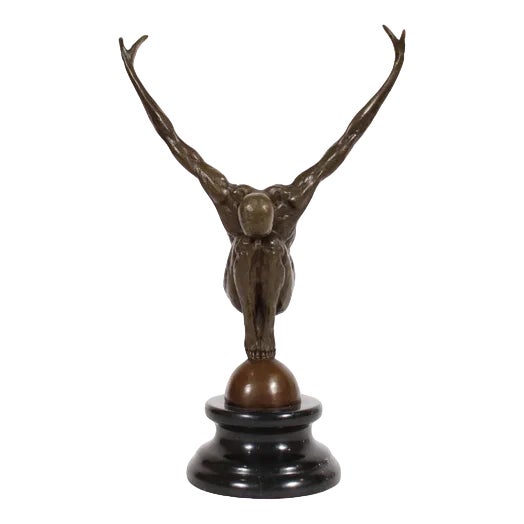 Vintage Dancer Sculpture For Sale
