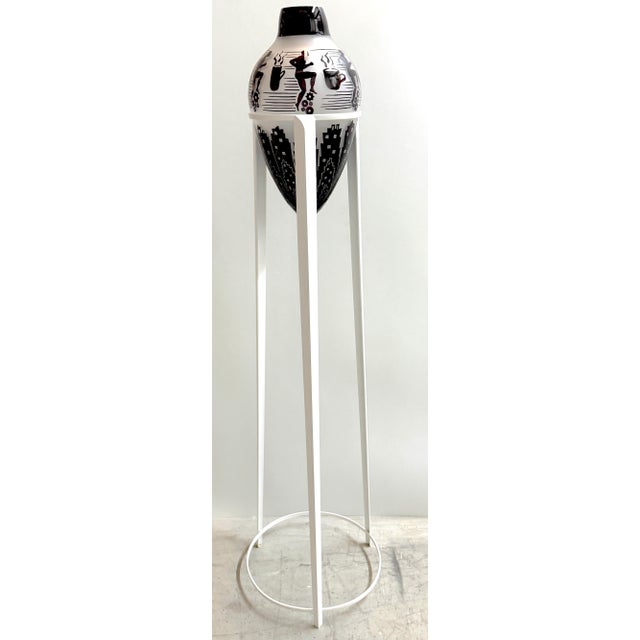 Momentum: Cameo Glass Amphora Vase & Stand by Duncan McClellan For Sale - Image 4 of 12