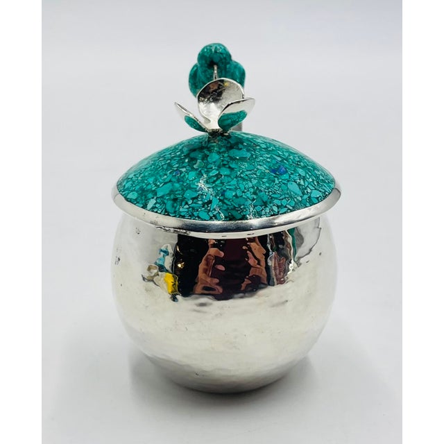 1960s Taxco Parrot Creamer Sugar Spoon Set Mexican Silversmithing - 3pcs For Sale - Image 15 of 18