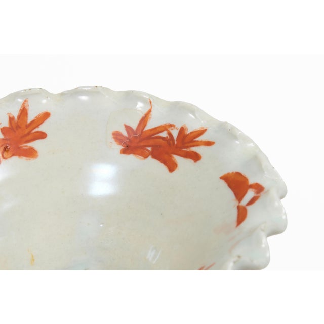 Ceramic Antique Imari Baluster Shaped Vase For Sale - Image 7 of 9
