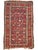 Persian Antique Kurdish with Flower Border Variations of Reds Rug 3.9 x 5.10 For Sale - Image 3 of 10