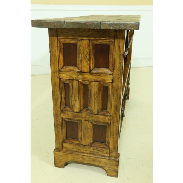 Continental Style Stone Top Console Vanity Chairish