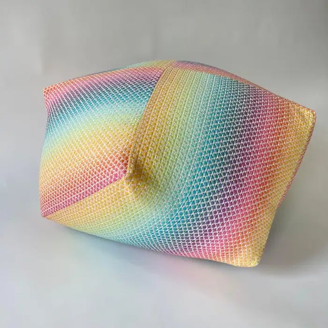 2010s Missoni Diamante Pouf Ottoman or Footstool, Italy 2018 For Sale - Image 5 of 12