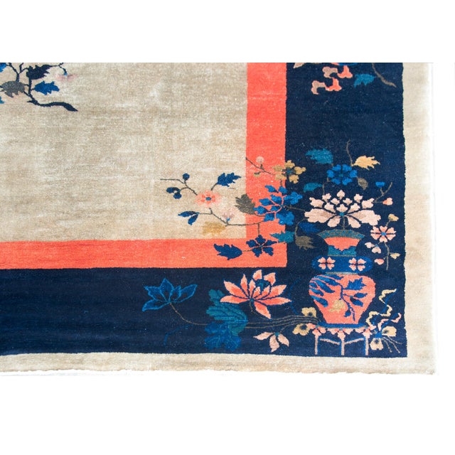 Early 20th Century Chinese Feti Rug For Sale - Image 11 of 14