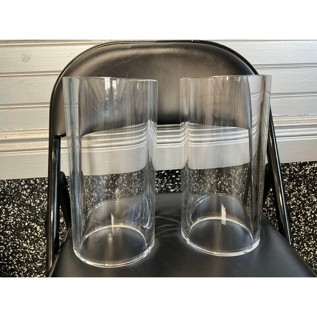 Metal Restoration Hardware Sconces - a Pair For Sale - Image 7 of 7