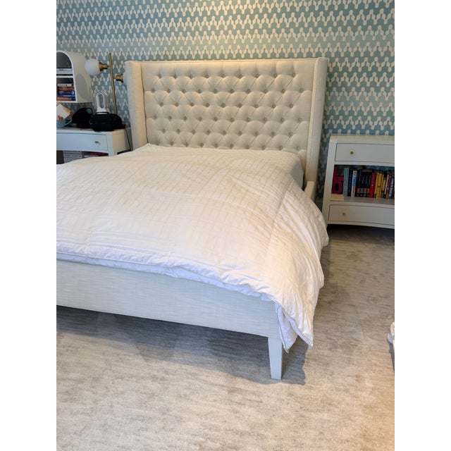 2020s Serena & Lily Queen Tall Tufted Broderick Bed For Sale - Image 5 of 8