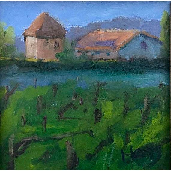 Vineyard Vines Sonoma Plein Air Oil Painting Chairish