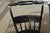 Vintage S Bent Bros Hitchcock Style Black Stenciled Dining Chairs Set of 4 For Sale - Image 9 of 18