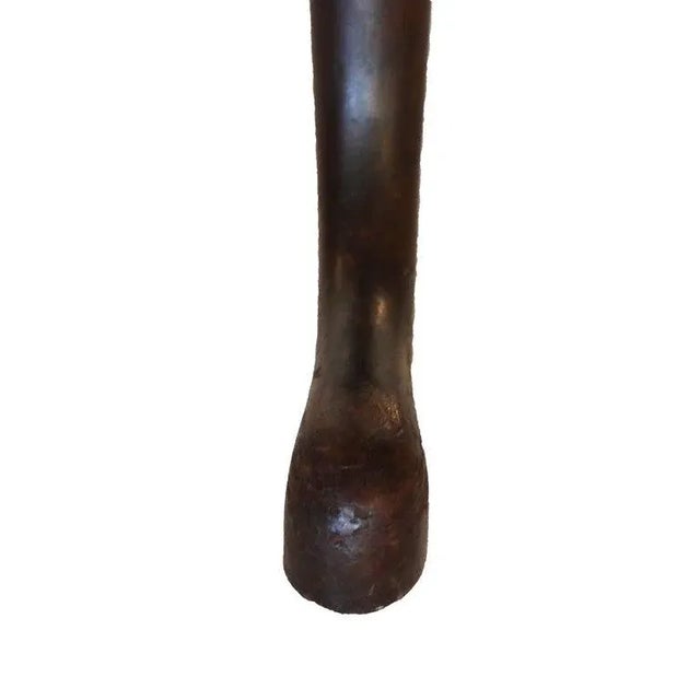 Antique Queen Anne Mahogany Revolving Tilt Top Table With Bird Cage 19thC For Sale - Image 4 of 13