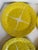 Here is a vintage (circa 1950-1960s) set of four Portuguese majolica cabbage leaf dinner plates by SECLA, featuring a...