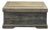 19th Century Rustic Blue Gray Dovetailed Blanket Chest For Sale