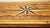 Spanish Colonial Revival Marquetry Farmhouse Dining Table, Compass Star Inlay For Sale In Greensboro - Image 6 of 14