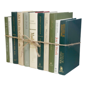 Decorative Books - Savannah Book Bundle - 1 Foot of Green Books