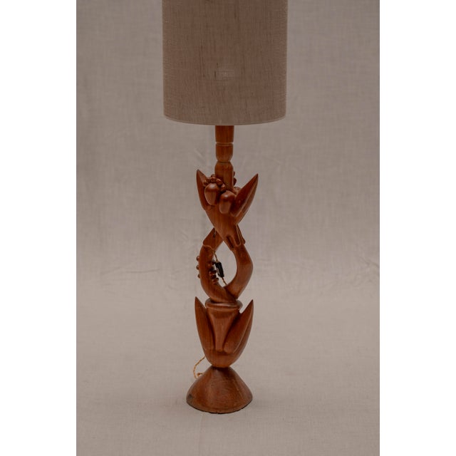 1960s Mid-Century French Sculptural Floor Lamp, 1960s For Sale - Image 5 of 8