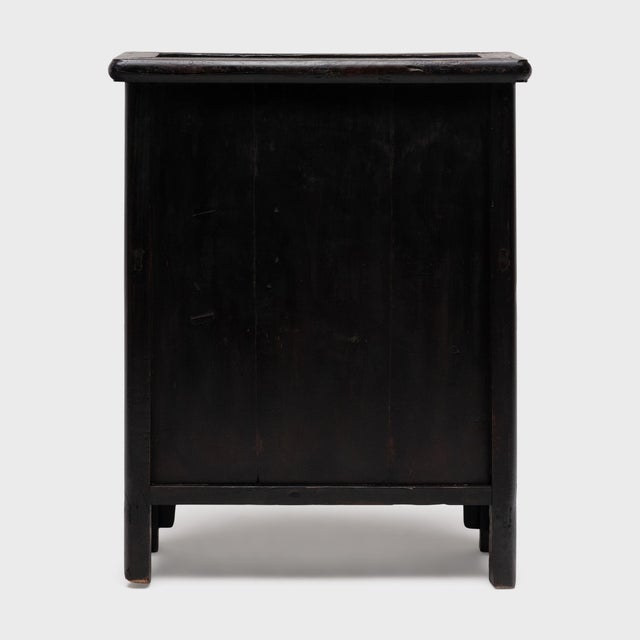 Chinese Petite Lacquered Noodle Cabinet, C. 1850 For Sale In Chicago - Image 6 of 6