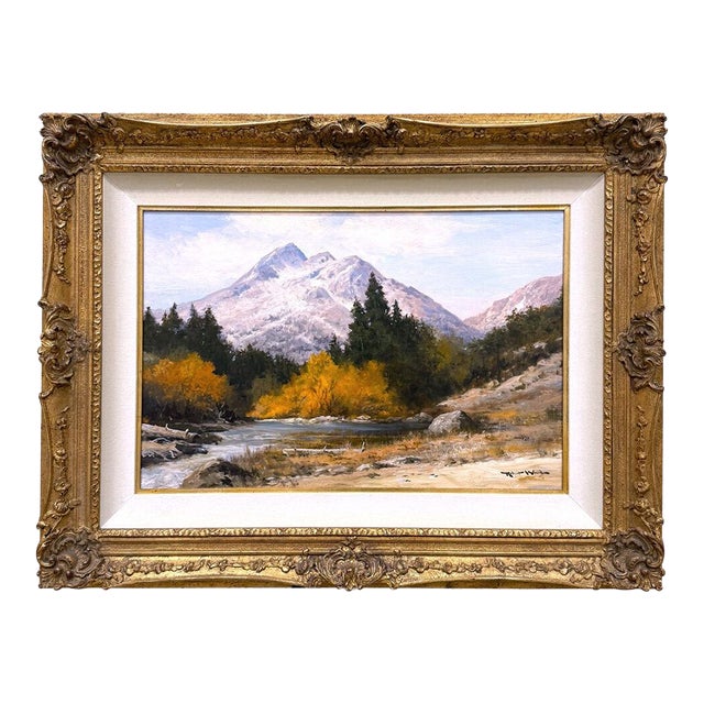Mid 20th Century The Grand Teton, Autumn, Robert W. Wood For Sale
