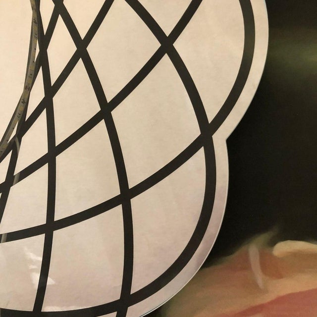 Contemporary Italian Organic Modern Lace Decor Scalloped Round Wall Mirror With Light For Sale In New York - Image 6 of 8