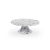 Crow Canyon Home Splatterware, Cake Stand in Grey & White For Sale - Image 4 of 4