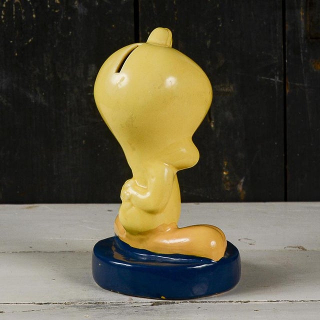 Titti Sculpture Piggy Bank with Tweety Inscription For Sale - Image 6 of 10