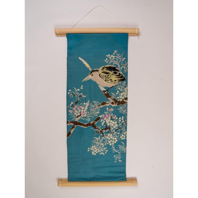 Contemporary Japanese Ceremonial Silk Wall Tapestry by Renaras For Sale - Image 3 of 6