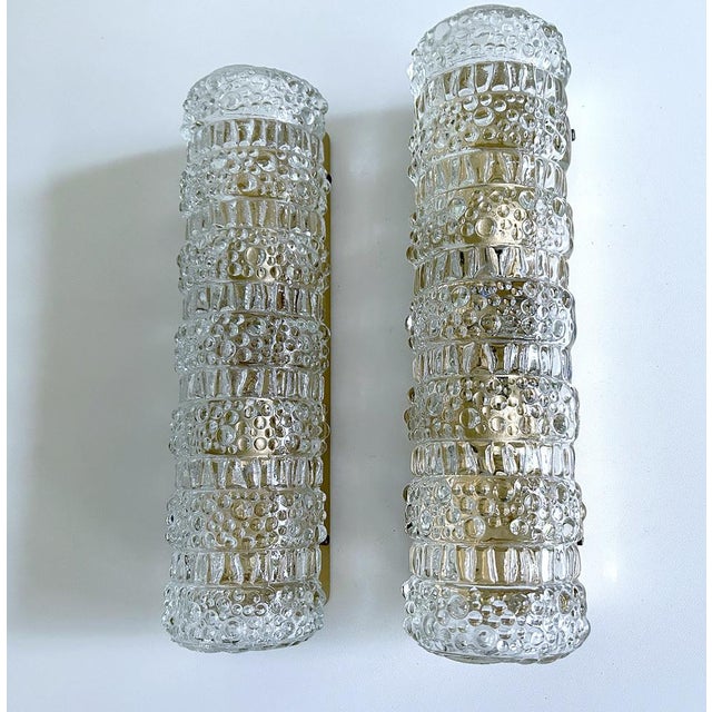 Vintage Bubble Glass Sconces, 1970s, Set of 2 For Sale - Image 13 of 18