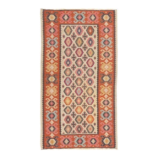 Vintage Turkish Kilim Rug - 02'09 X 04'11 For Sale