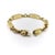 1980s Vintage 18k Gold Blocky Alternating Bar and Link Bracelet For Sale - Image 5 of 7
