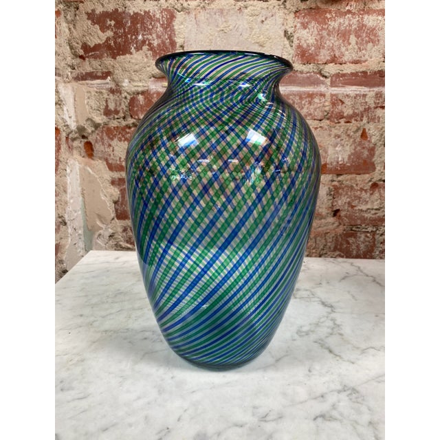 1970s Mid-Century Colorful Vase For Sale - Image 4 of 8