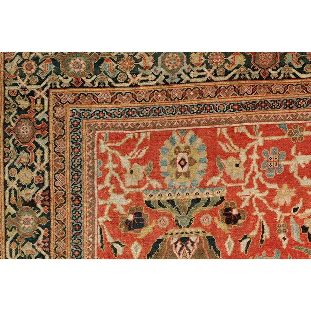 Textile Zabihi Collection Rich Antique Ziegler Sultanabad Oversize Rug - 12'1" x 20'6" For Sale - Image 7 of 12