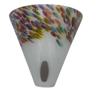 Murano Sylcom Glass Ceiling Light, 1980 For Sale