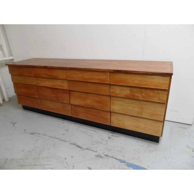 Large Vintage Dutch Apothecary Filing Cabinet with Drawers, 1950s For Sale - Image 6 of 11