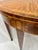 Wood 1970s Baker Furniture Stately Homes Demilune Inlaid Wood Game Table For Sale - Image 7 of 12