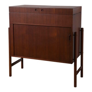 Mogens Kold Scandinavian Modern Teak Dry Bar For Sale